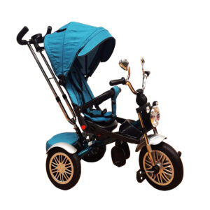 Tricicleta tip motor cu scaun rotativ si pozitie de somn, 8 luni-3 ani, turcoaz, UNV-5199-TR-TURCOAZ