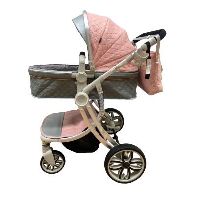Carucior 2 in 1, 0-36 luni, UNV-F1, roz deschis