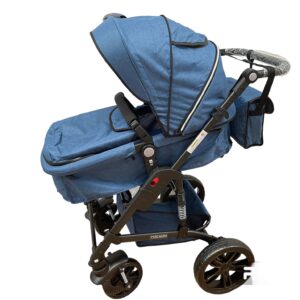 Carucior 2 in 1 transformabil, 0-36 luni, negru, UNV-LSUNC-ALBASTRU