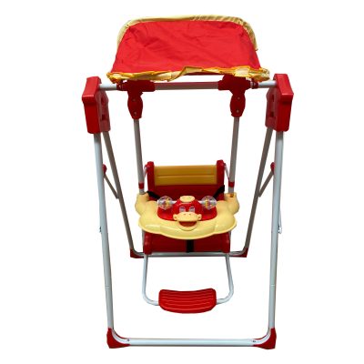 Leagan interior/ exterior pentru copii 10 luni+, UNV-104-ROSU