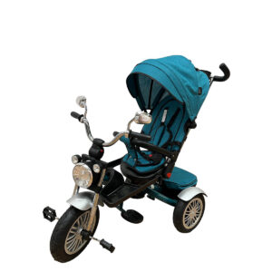 Tricicleta cu scaun rotativ si pozitie de somn, 9 luni-3 ani, verde, UNV-SL03-VERDE