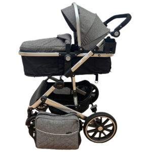 Carucior 2 in 1 transformabil, 0-36 luni, gri, UNV-T1C-GRI