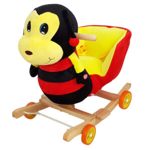 Balansoar animalut muzical, buburuza, 1-3 ani