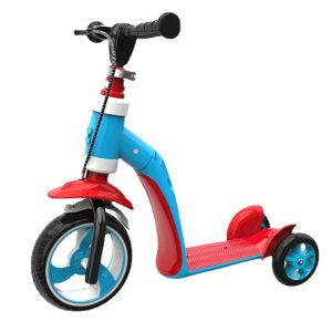 Trotineta convertibila 2 in 1 RideOn, albastru, UNV-196TR-ALBASTRU