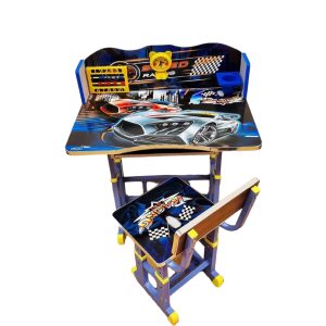 Birou pentru copii, mic, cadru aliaj metalic, reglabil, 2 ani+, UNV-M21