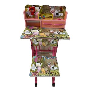 Birou pentru copii, mare, cadru metalic, reglabil, 2-10 ani, UNV-F7