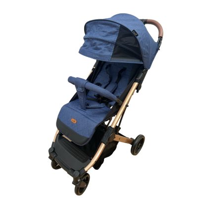 Carucior sport cu pozitie de somn si husa pentru picioare, 6 luni-3ani, albastru, UNV-C9-ALBASTRU