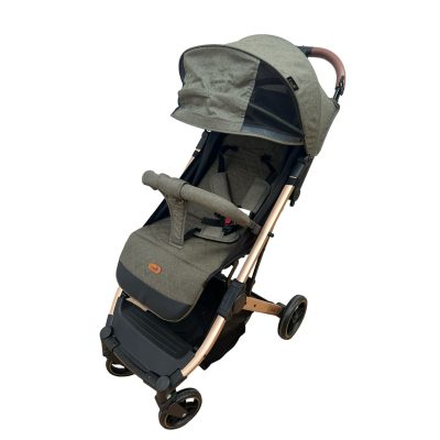 Carucior sport cu pozitie de somn si husa pentru picioare, 6 luni-3ani, verde, UNV-C9-VERDE