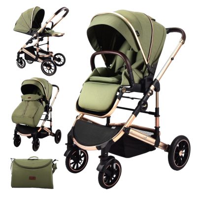 Carucior 2 in 1 L-SUN , 0-36 luni, verde, UNV-F3-VERDE