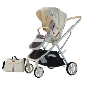 Carucior sport cu sezut reversibil, geanta si husa, 0-36 luni, alb, UNV-C7-C-ALB