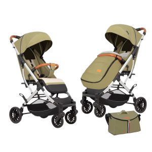 Carucior sport ,6-36 de luni, cu geanta si husa plusata ,verde , UNV-S2-VERDE