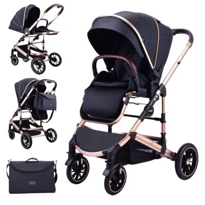 Carucior 2 in 1 L-SUN , 0-36 luni, negru, UNV-F3-NEGRU
