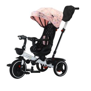 Tricicleta cu pozitie de somn ,muzica si lumini ,8 luni+ ,roz  , UNV-SL01-1TR-ROZ