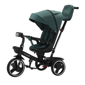 Tricicleta cu pozitie de somn, muzica si lumini , 8 luni – 4 ani, verde , UNV-SL06TR-VERDE