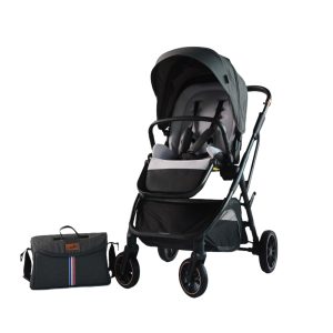 Carucior sport cu sezut reversibil, geanta si husa, 0-36 luni, gri, UNV-C7-C-GRI