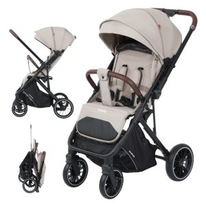 Carucior sport cu maner reversibil, 6-36 luni, bej, UNV-6530-BEJ