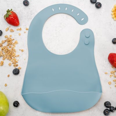 Baveta din silicon, AppeKids – Aqua Blue