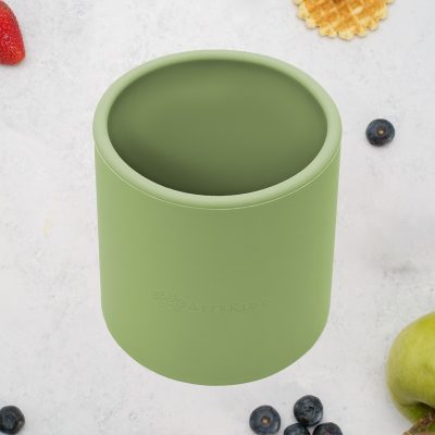 Pahar din silicon, AppeKids – Raw Green