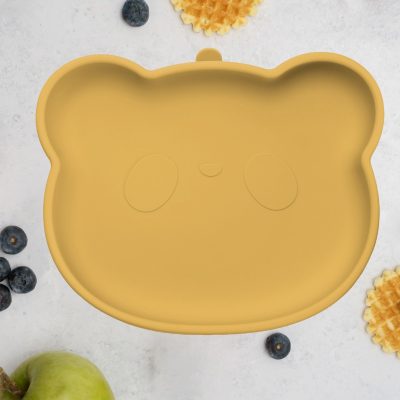Farfurie din silicon cu ventuza, AppeKids, The Little Bear – Honey