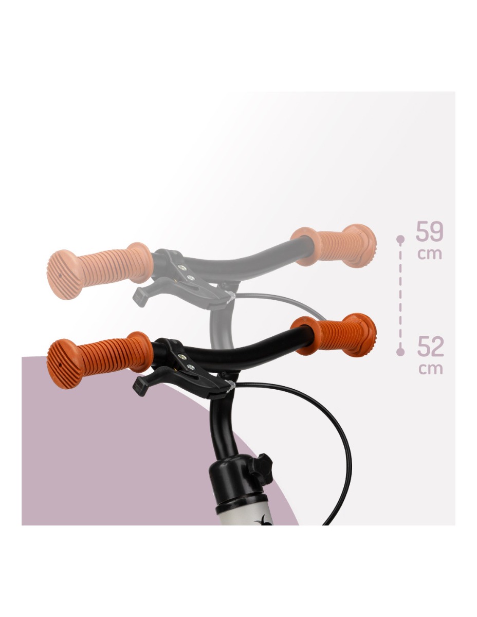Bicicleta fara pedale, Momi Breki - Grey - imagine 6