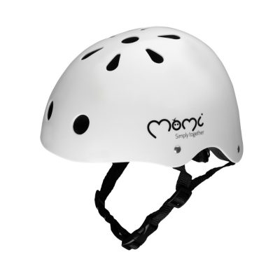 Casca bicicleta copii, Momi – White Matt